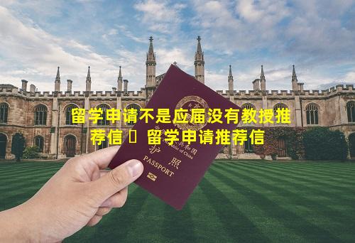 留学申请不是应届没有教授推荐信 ☘  留学申请推荐信